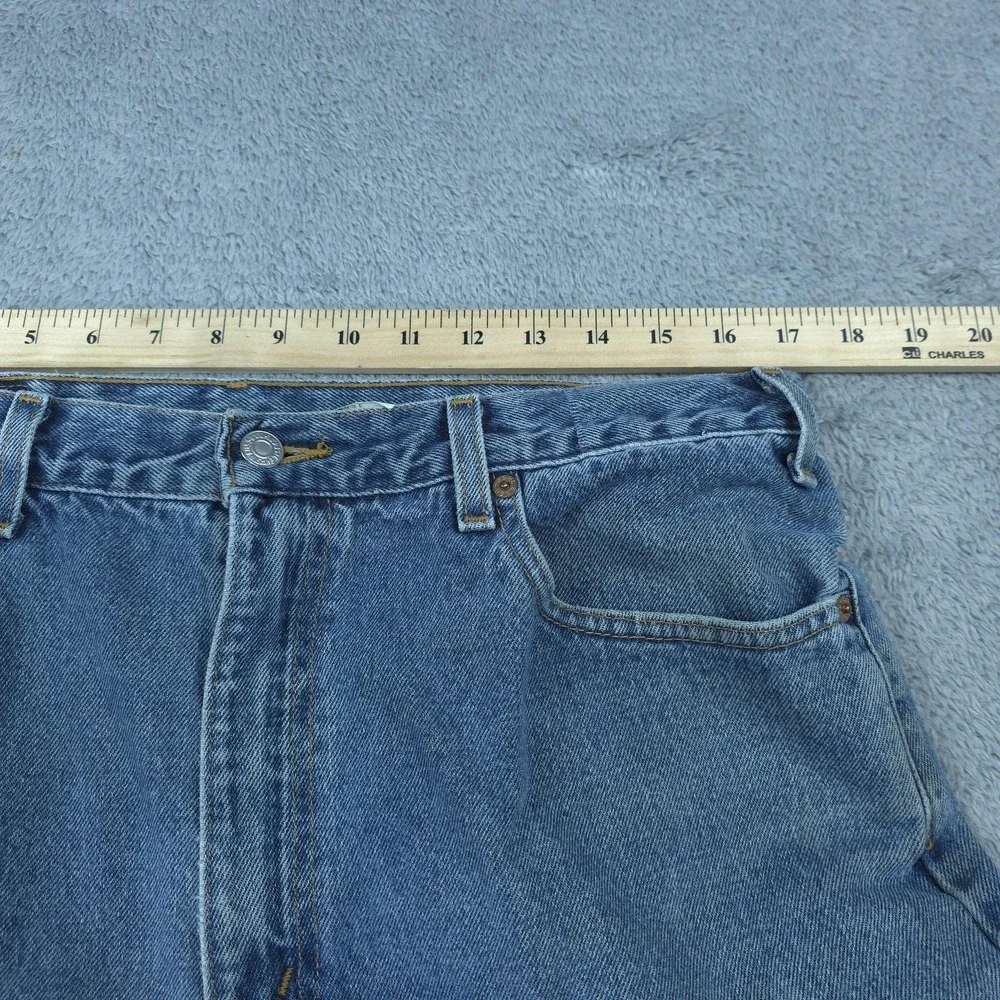 Vintage Levis 505 Jeans Mens 34x30 Blue Regular Straight Leg Denim 90s Tag 36x30